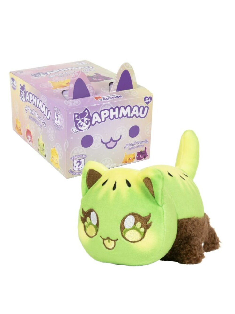 Aphmau MeeMeows KIWI Fruit Cat 6" Plush Limited Edition - Picture 2 of 16
